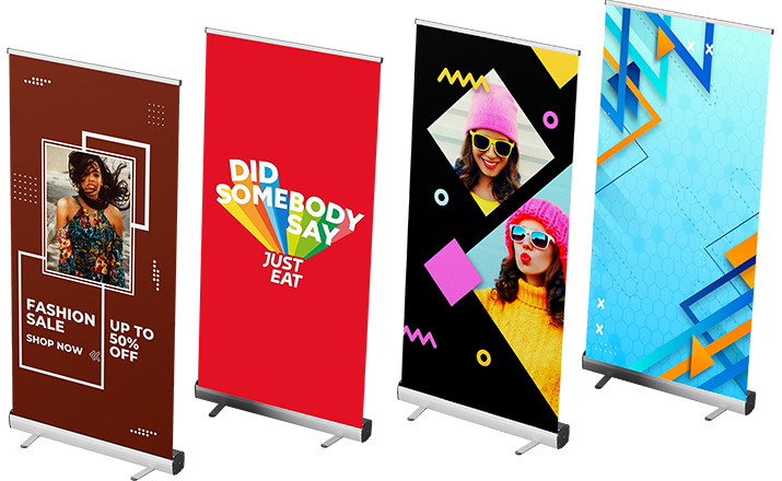 High quality pull up roller banners from £48